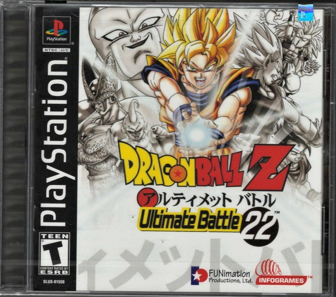 PlayStation NTSC U/C

DRAGON BALL Z
Ultimate Battle 22

FUNimation Productions, Ltd.
INFOGRAMES

TEEN T
CONTENT RATED BY ESRB

SLUS-01550