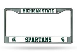 Rico Industries - Michigan State Spartans Chrome License Plate Frame - Multi