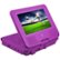 Angle Zoom. Ematic - 7" Portable DVD Player with Swivel Screen - Purple.