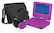 Front. Ematic - 7" Portable DVD Player with Swivel Screen - Purple.