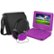 Left Zoom. Ematic - 7" Portable DVD Player with Swivel Screen - Purple.