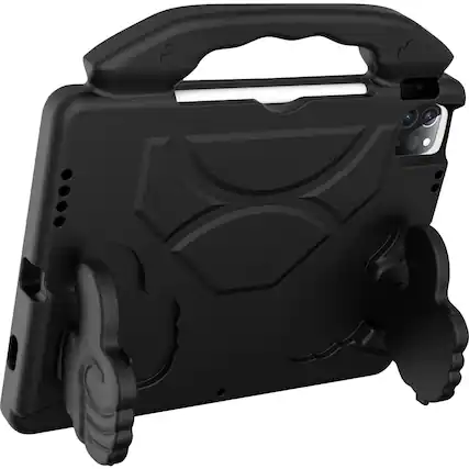 Front. SaharaCase - Wander Series Case for Apple iPad Pro M4 13-inch, iPad Air M2/M3 13-inch, and iPad Pro 12.9-inch - Scorpion Black.