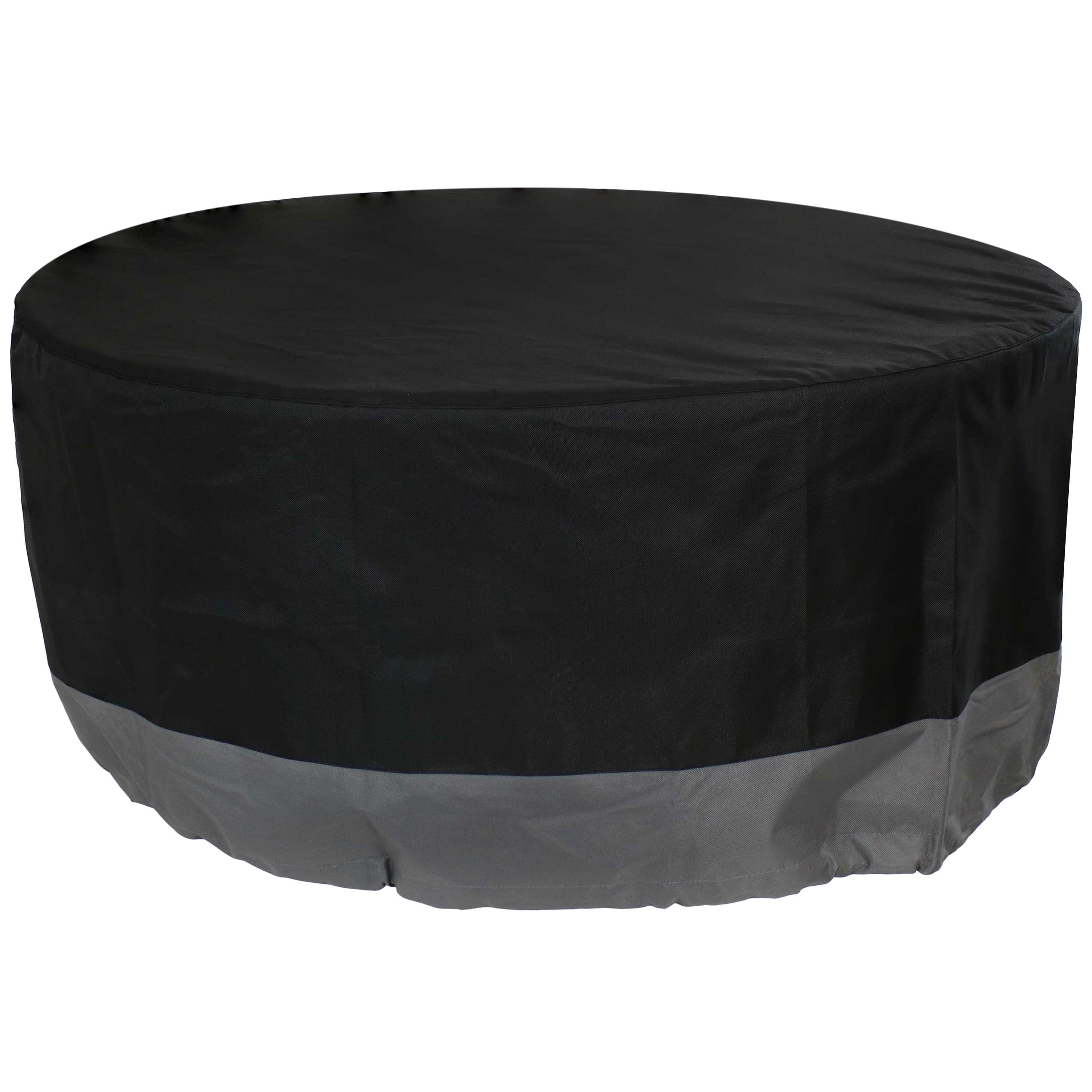 Sunnydaze - 36 in 2-Tone Polyester Round Outdoor Fire Pit Cover - Black and Gray price history on PriceWatchPro
