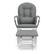 Left. Storkcraft - Hoop Glider and Ottoman - White/Gray.