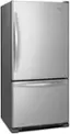 Angle. Whirlpool - 21.9 Cu. Ft. Bottom-Freezer Refrigerator - Stainless Steel.
