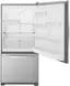 Left. Whirlpool - 21.9 Cu. Ft. Bottom-Freezer Refrigerator - Stainless Steel.
