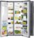 Alt View 12. Samsung - 21.5 Cu. Ft. Side-by-Side Counter Depth Fingerprint Resistant Refrigerator with Food ShowCase - Stainless Steel.