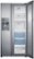 Alt View 3. Samsung - 21.5 Cu. Ft. Side-by-Side Counter Depth Fingerprint Resistant Refrigerator with Food ShowCase - Stainless Steel.