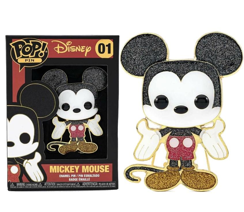 POP! Disney 01 PIN  
Mickey Mouse  
Enamel Pin / Pin Esmaltado / Badge Emaillé  
Warning: Danger of Choking / Attention: Danger d'Étouffement / Advertencia: Peligro de Asfixia