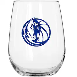 Logo Brands - Dallas Mavericks 16oz. Gameday Curved Beverage Glass - Multicolor