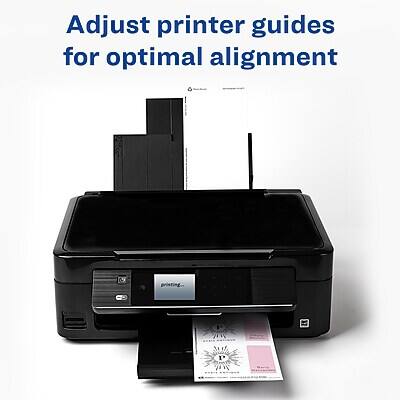 Adjust printer guides for optimal alignment