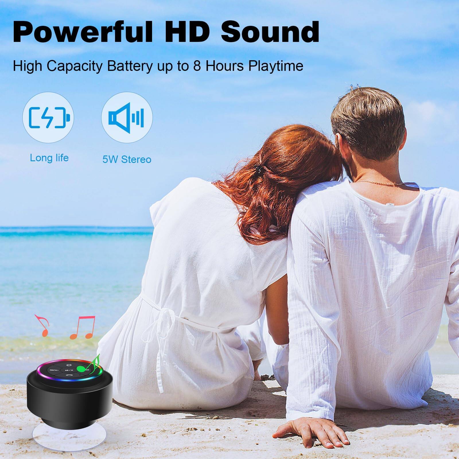 Powerful HD Sound  
High Capacity Battery up to 8 Hours Playtime  
Long life  
5W Stereo
