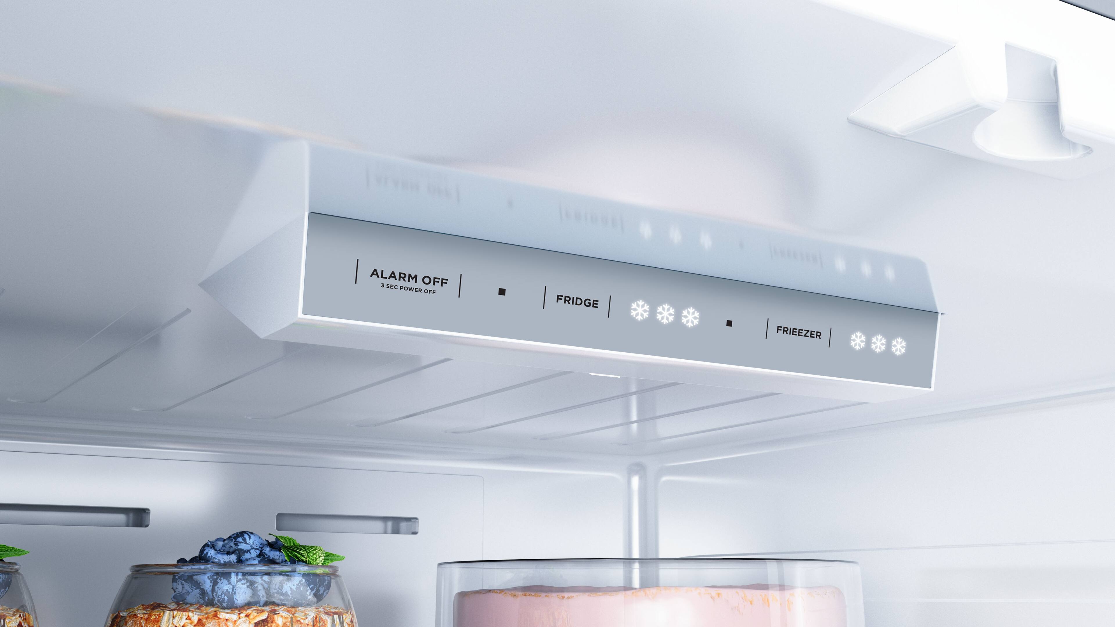 ALARM OFF 5 SEC POWER OFF  
FRIDGE  
FREEZER