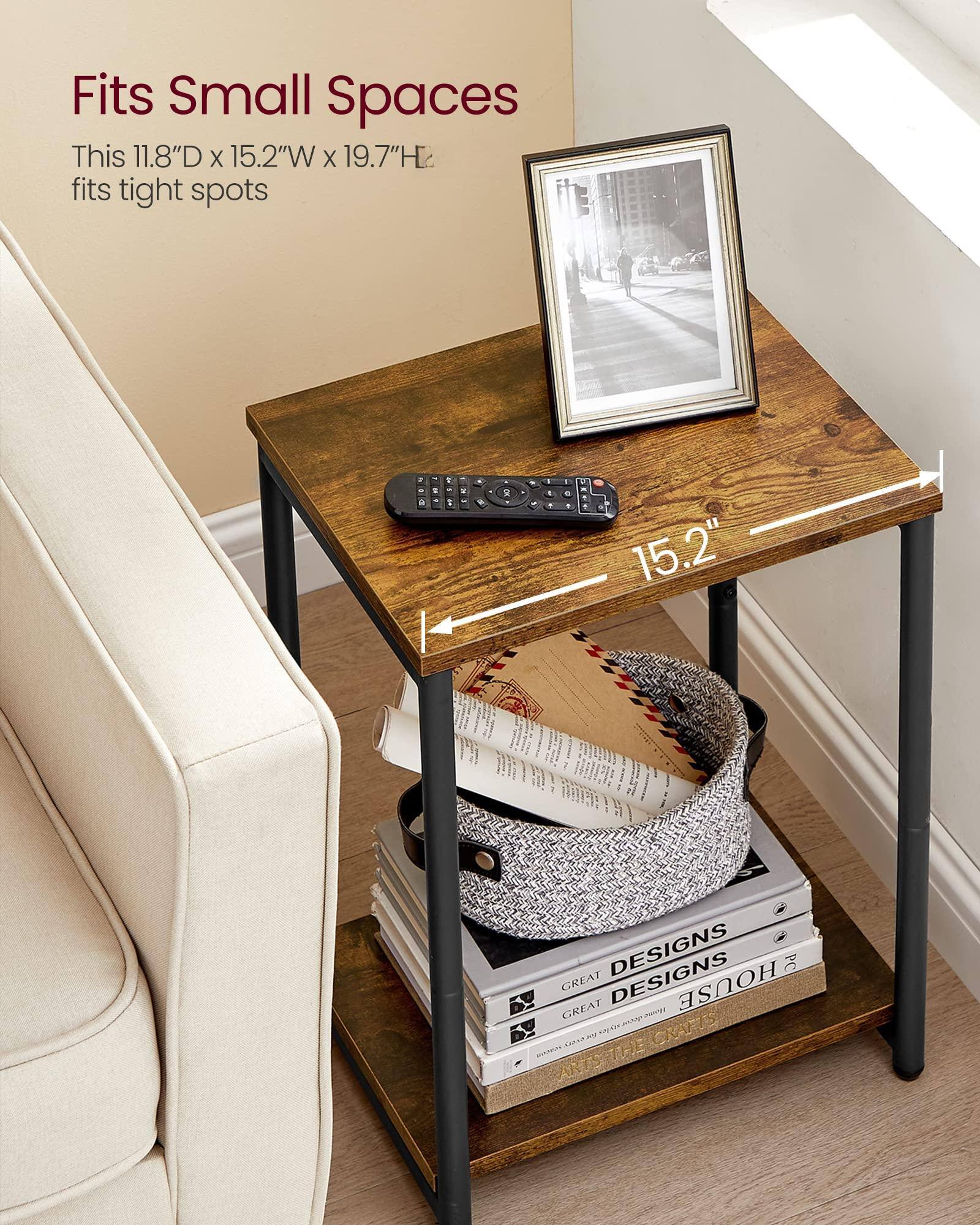 Fits Small Spaces  
This 11.8"D x 15.2"W x 19.7"H fits tight spots  

15.2"