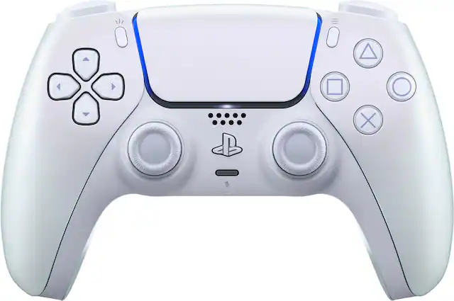 Front. Sony Interactive Entertainment - PS5 DualSense Wireless Controller - Chroma Pearl.