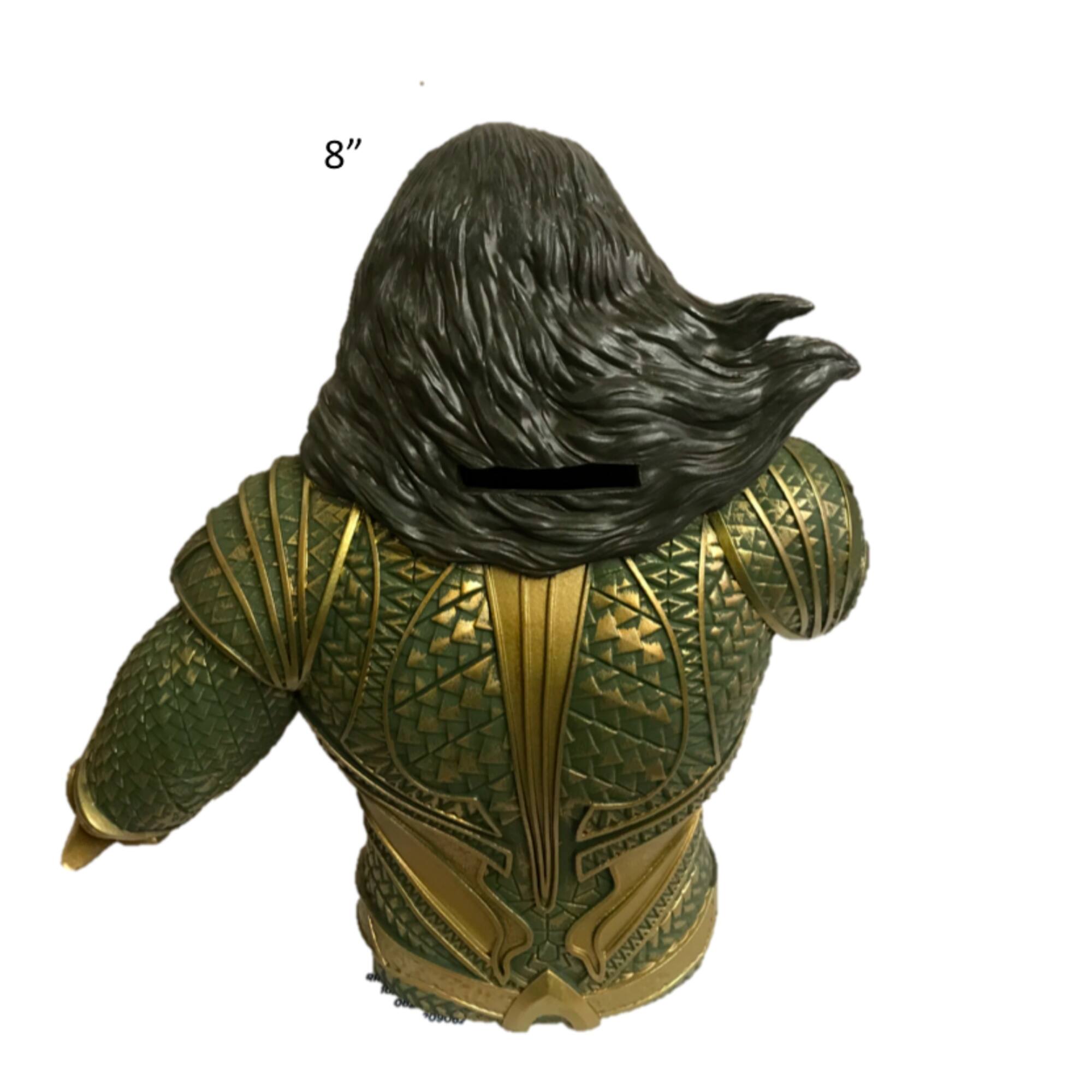 Alt View 1. Monogram - Monogram DC Comics Aquaman Figural Coin Bank - Brown.