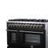 Alt View 4. Forno Appliances - Massimo 6.58 Cu. Ft. Freestanding Double Oven Dual Fuel True Convection Range with Air Fryer Basket - Black.