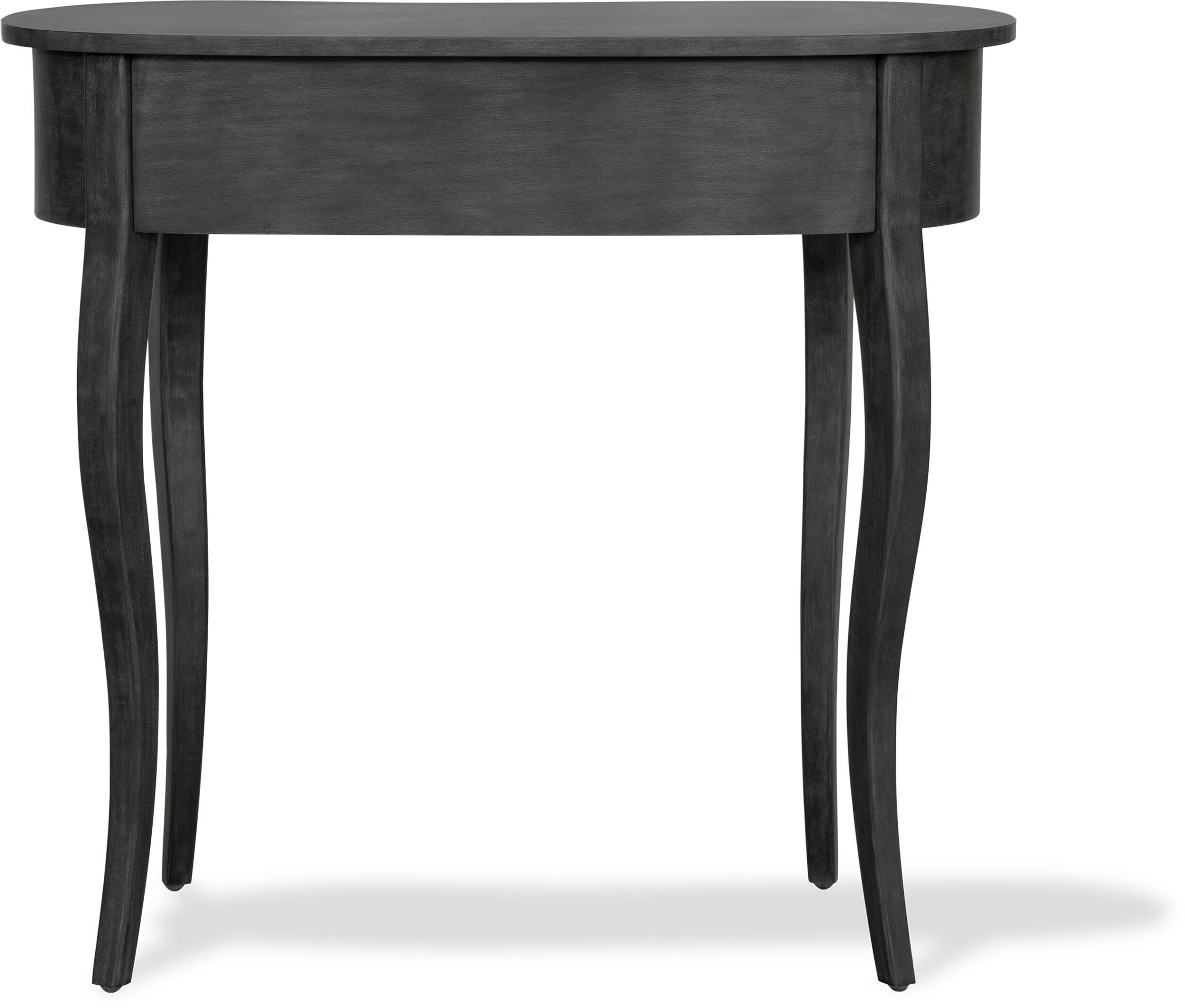 Alt View 13. Finch - Thaddeus Console Oval Table - Dark Gray.