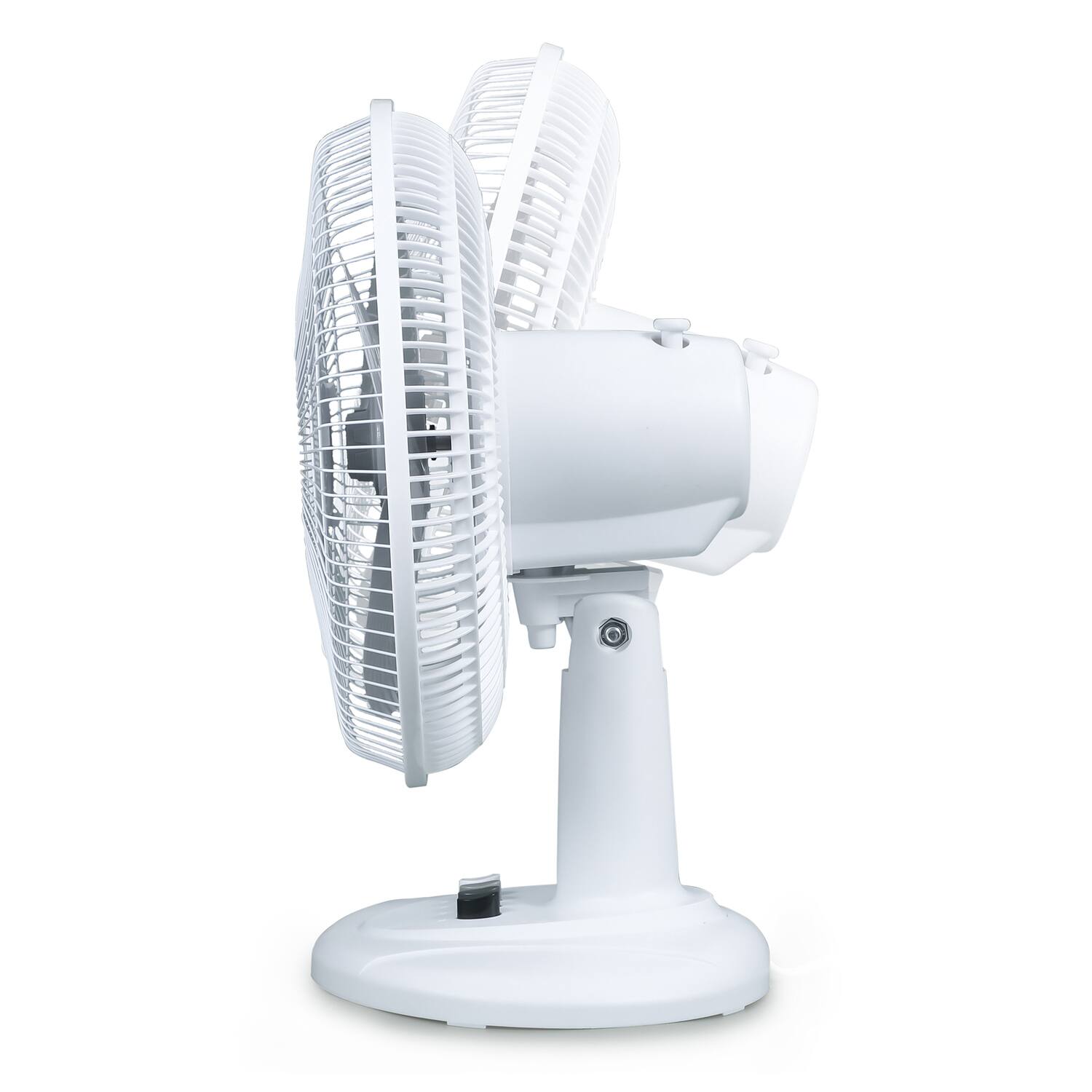Alt View 9. Black+Decker - BLACK+DECKER Desk Fan for Home and Office, 12 inch Fan with 3 Speed Settings,White - White.
