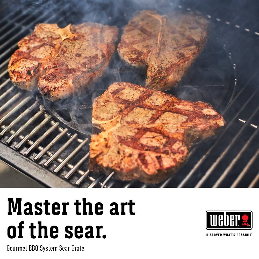 Master the art of the sear.

Gourmet BBQ System Sear Grate

weber
DISCOVER WHAT'S POSSIBLE