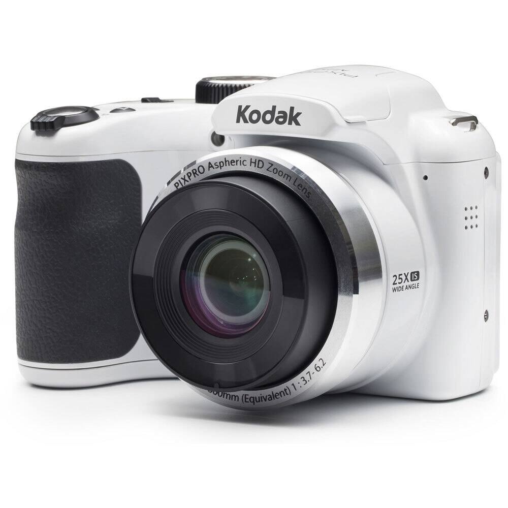 Kodak PIXPRO AZ252 Astro Zoom Digital Camera (White) Bundle