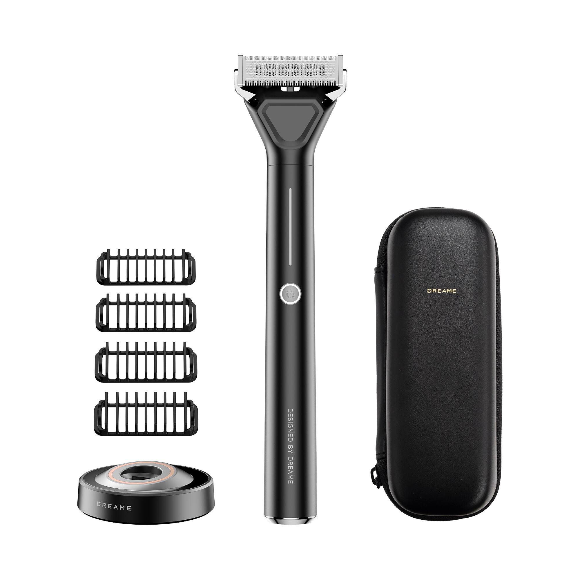 Dreame - SwiftBlade Electric Shaver & Trimmer for Men, 3-Zone Blade, 50° Flexible Head, 7000 RPM Motor, Wet & Dry - Black