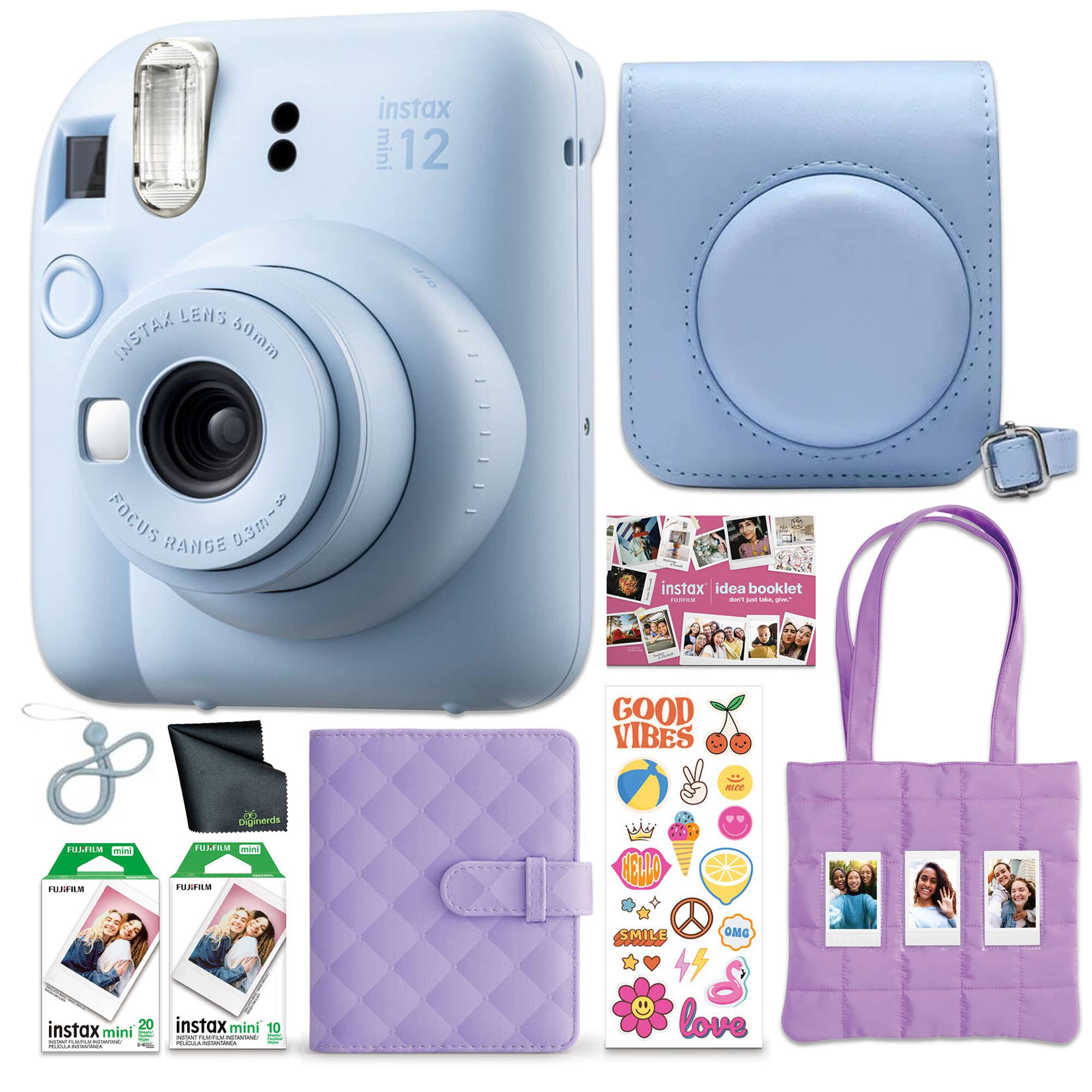 Fujifilm - Instax Mini Blue Holiday Bundle 2025