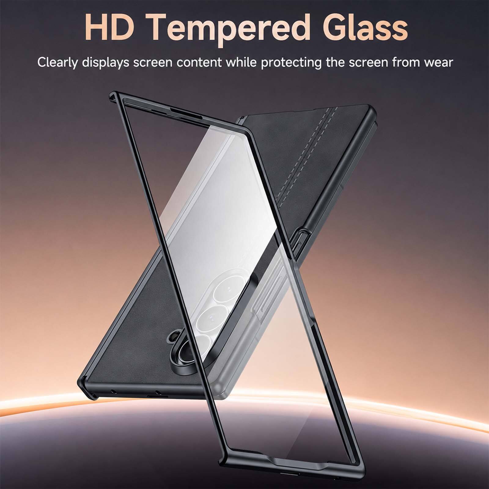 HD Tempered Glass

Clearly displays screen content while protecting the screen from wear