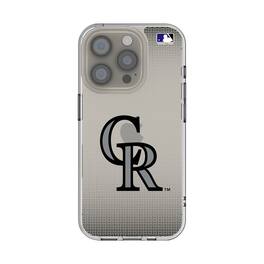 Keyscaper - MLB - Colorado Rockies Linen Logo iPhone Clear Case - 16e - Multicolor