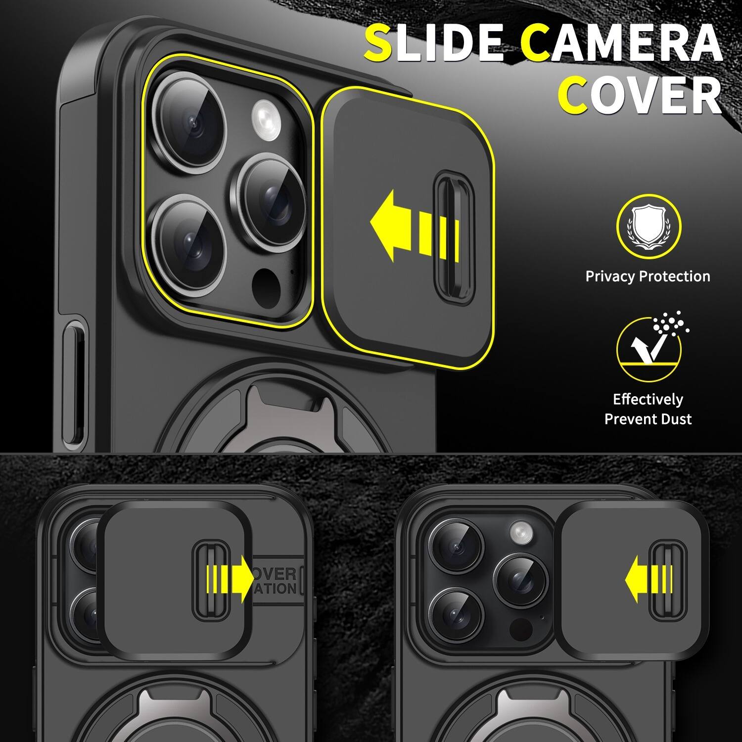 SLIDE CAMERA COVER

Privacy Protection

Effectively Prevent Dust