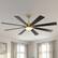 Left. Vaczon - 72 Inch Ceiling Fan with Light and Remote, 24W 3CCT Dimmable, 8 Blades, 6-Speed Reversible, Modern Ceiling Fan - Weathered wood.