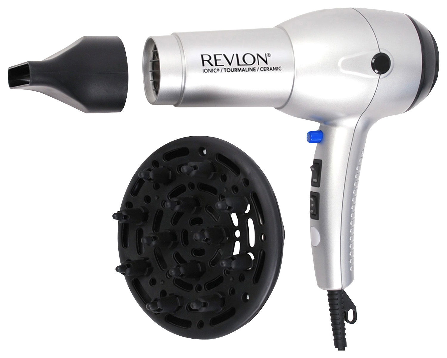 Customer Reviews: Revlon Perfect Heat Tourmaline Ionic Hair Dryer Silver  RV544 - Best Buy