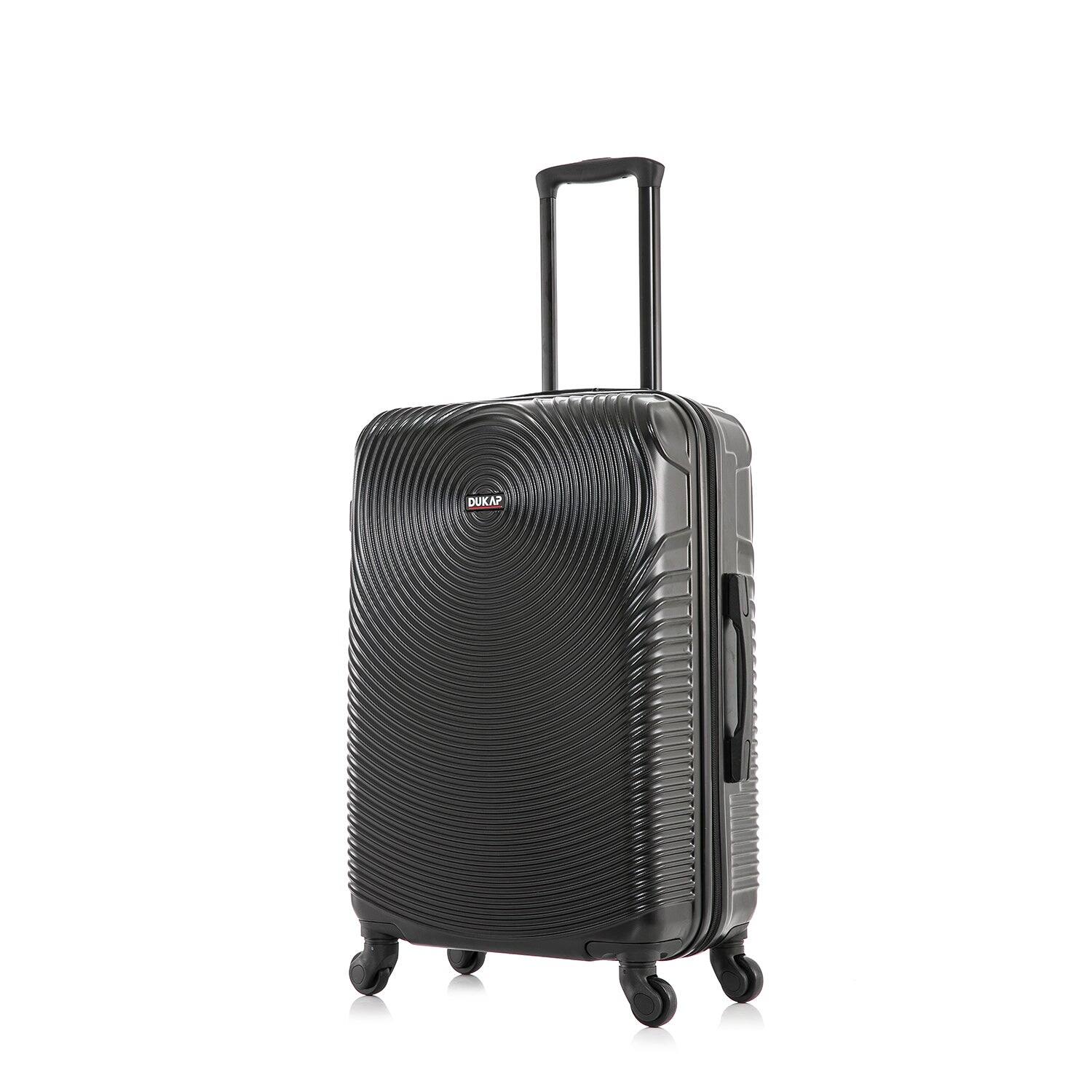 "DUKAP - Inception Lightweight Hardside Spinner Luggage 24"" - Black" price history on PriceWatchPro