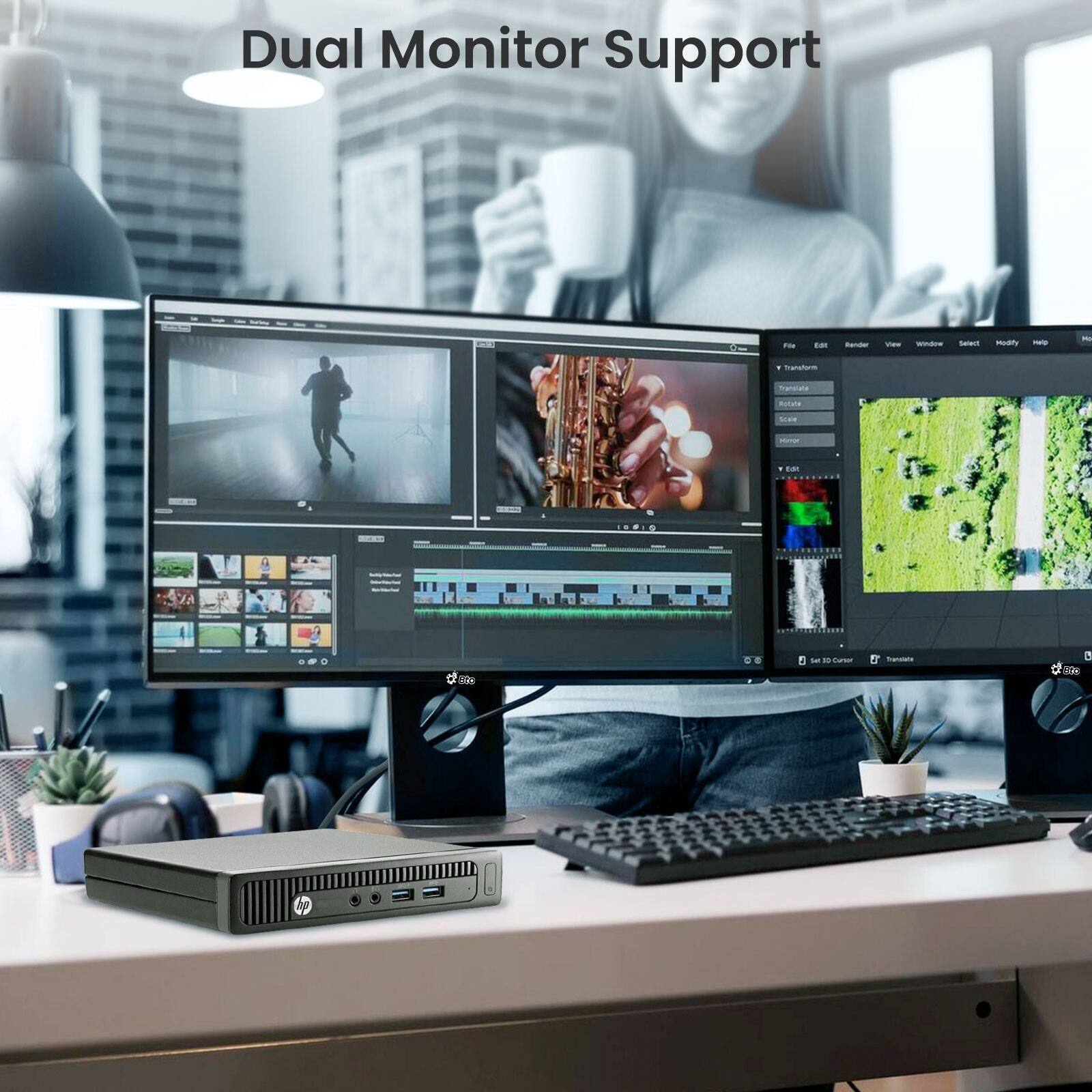Dual Monitor Support