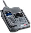 Front Detail. Sony - 2-Line Digital 900MHz Cordless Phone with Answering Machine and Caller ID - Gray.