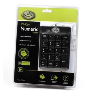 Alt View Standard 20. Gear Head - 19-Key Numeric Keypad.