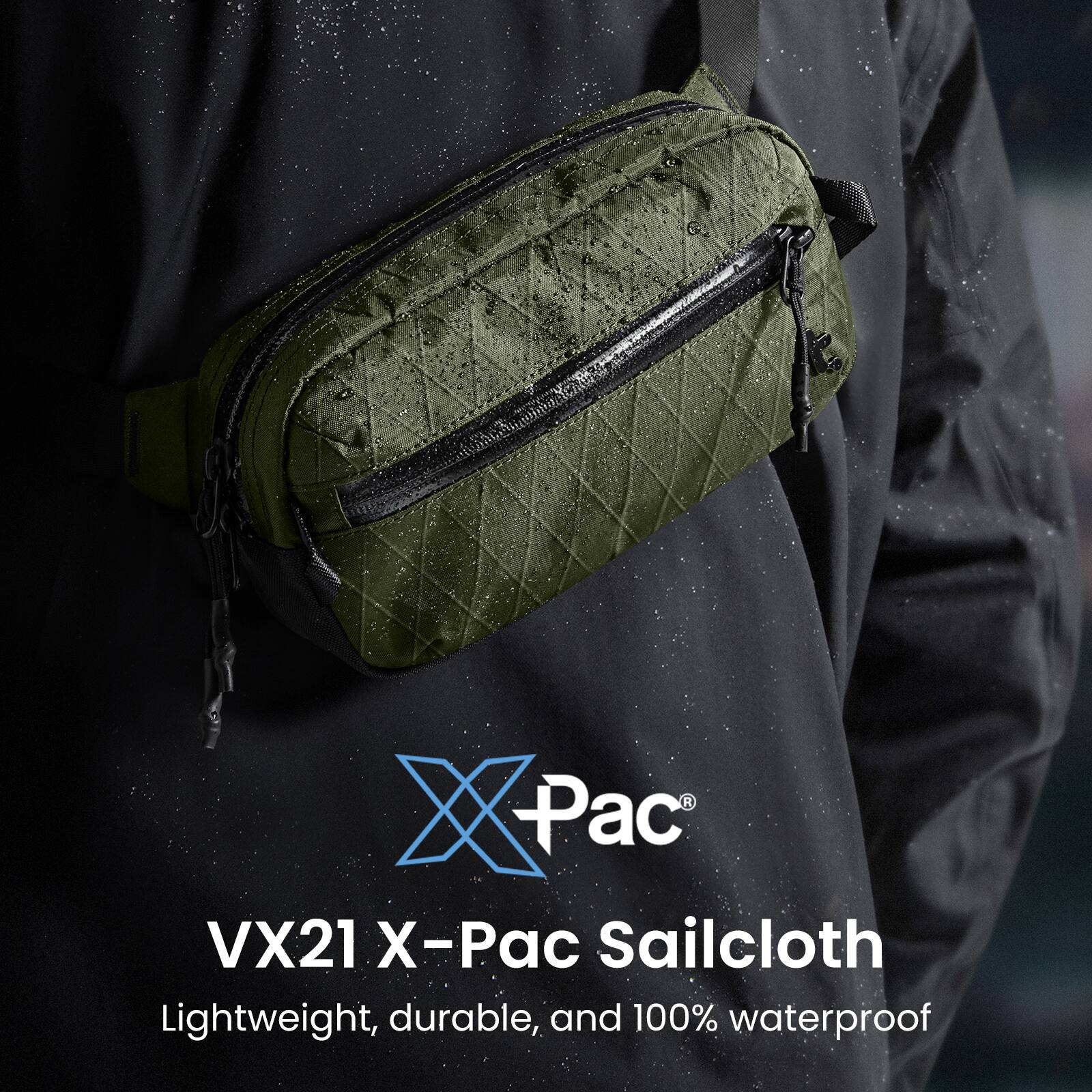 R Pac VX21 - c Sailcloth Lightweight, durable, and 100% waterproof

VX21 X-Pac Sailcloth
Lightweight, durable, and 100% waterproof