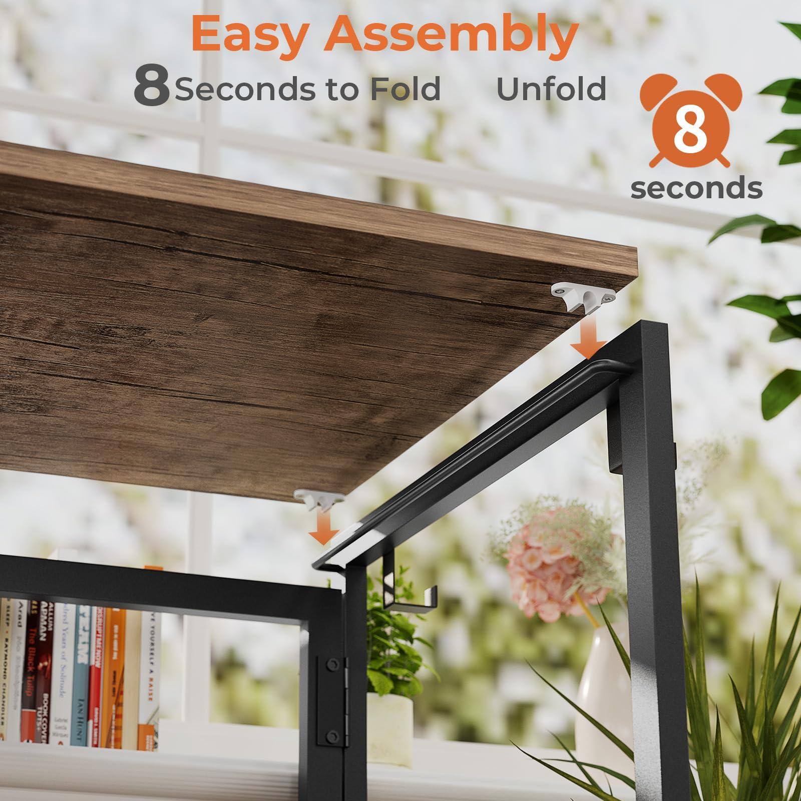 Easy Assembly  
8 Seconds to Fold  
Unfold  
8 seconds