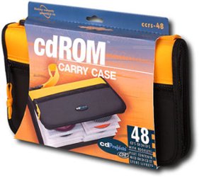 CD Projects - 48-Capacity CD Wallet - Black and yellow - Angle_Zoom