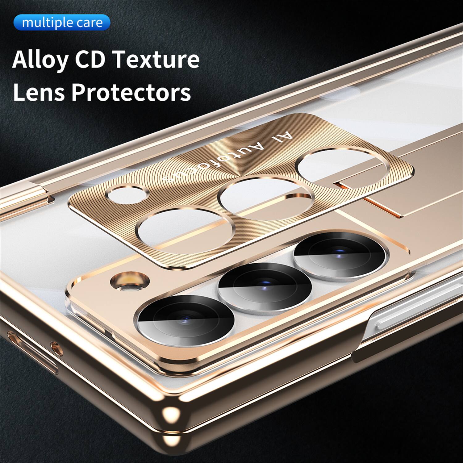multiple care  
Alloy CD Texture Lens Protectors