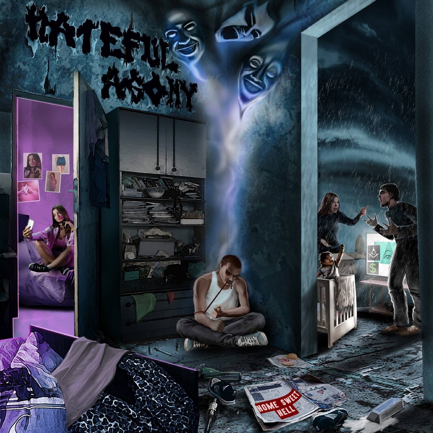 Hateful Agony - Home Sweet Hell   - COMPACT DISCS [CD] price history on PriceWatchPro
