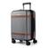 Angle. Bugatti - Wellington Expandable Spinner Hardside Suitcase Set - 3 Piece - Pewter.