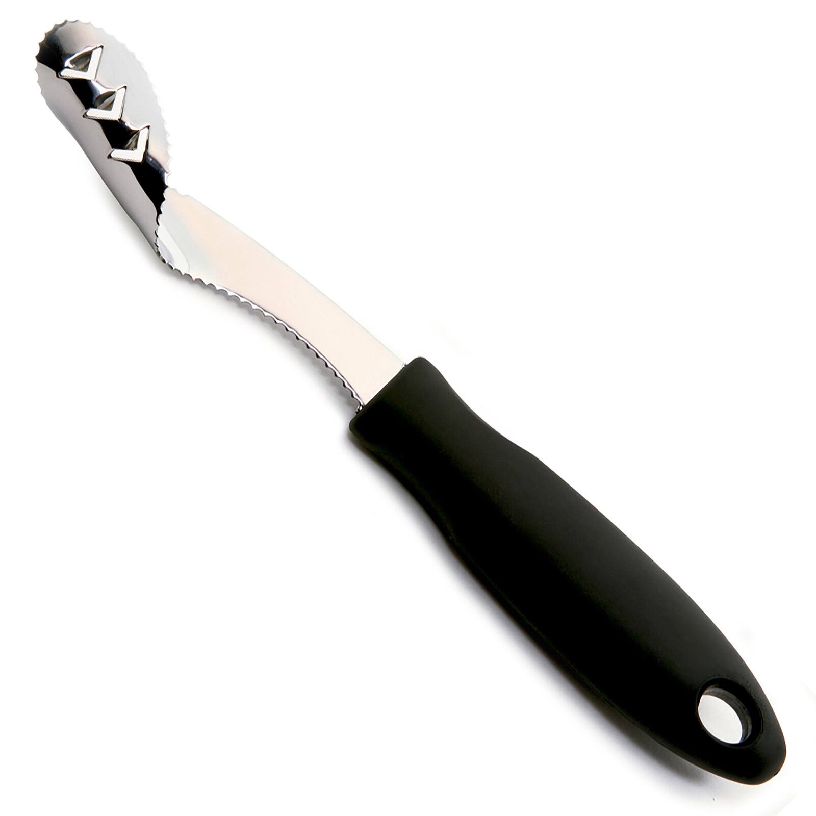 Front. Norpro - Grip EZ Deluxe Jalapeno Corer - Silver.
