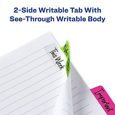 2-Side Writable Tab With See-Through Writable Body

This Week

Important