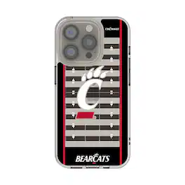 Keyscaper - NCAA - Cincinnati Bearcats Clear Field iPhone Case - 14 - Multicolor