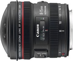 Canon - EF 8-15mm f/4L Fisheye USM Ultra-Wide Zoom Lens - Black - Angle_Zoom