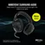 IMMERSIVE SURROUND AUDIO Dolby Audio 7.1 surround sound* puts you right in the middle of your game. 50mm neodymium audio drivers  I *Dolby Audio is only available using CORSAIR iCUE software on PC and Mac.