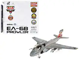 Grumman EA-6B Prowler Attack Aircraft "VAQ-136 Gauntlets, USS George Washington" (2012) US Navy 1/72 Model by JC Wings