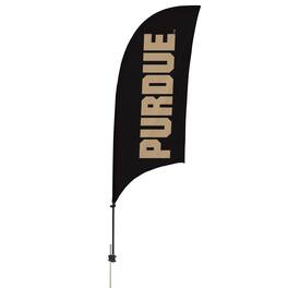 Victory Corps - Purdue Boilermakers 7.5' Razor Feather Stake Flag - Multicolor