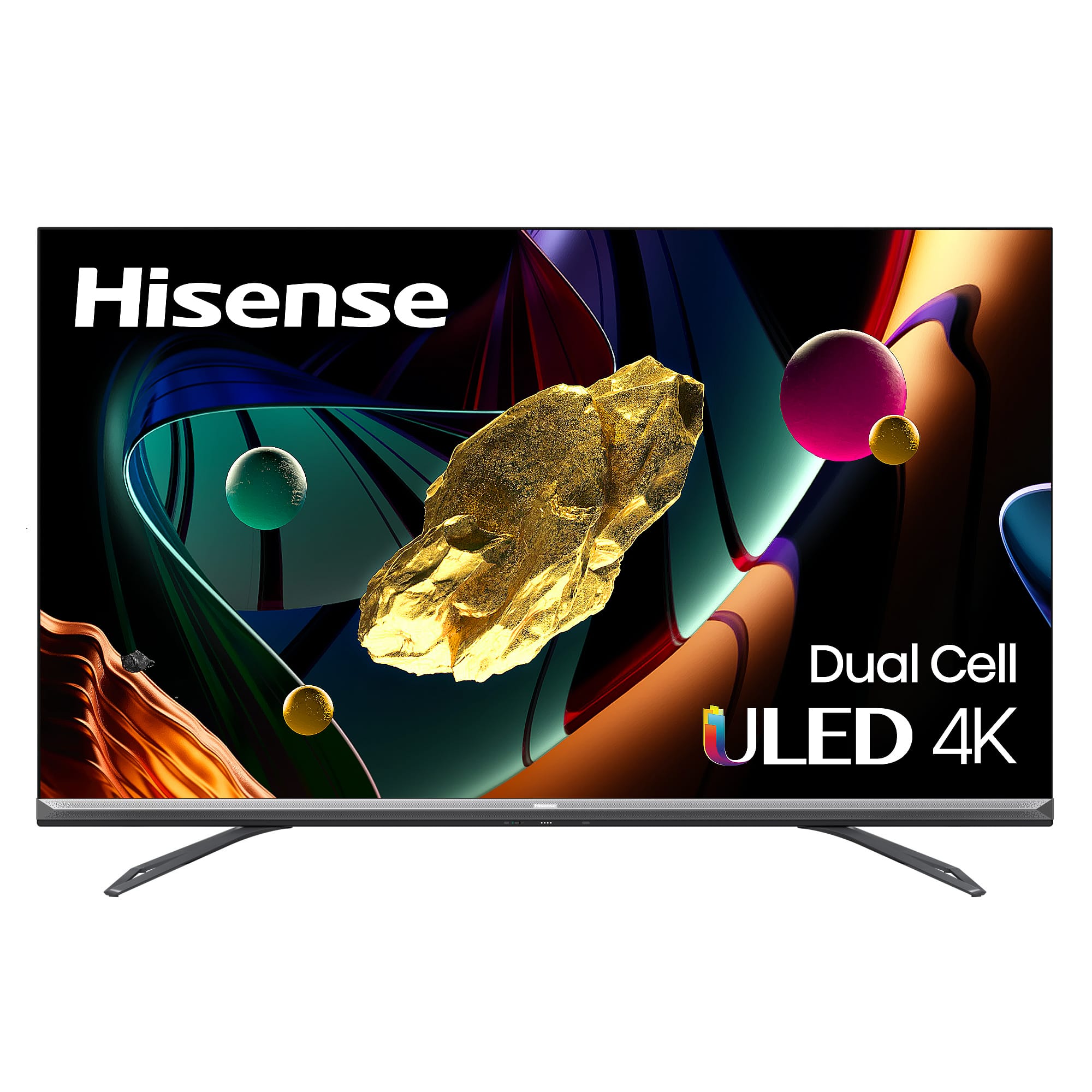 Front. Hisense - 75" Class U9DG Series Dual-Cell 4K ULED Android TV - Black.